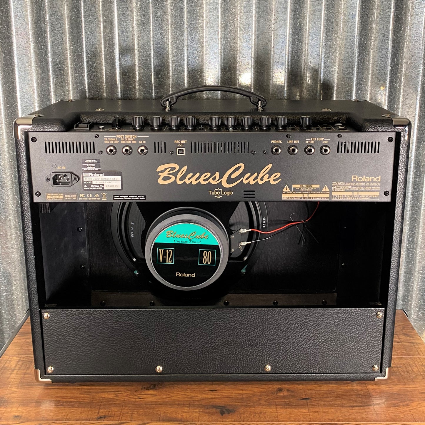 Roland BC-ART-BK Blues Cube Artist 80 Watt 1x12" Guitar Combo Amplifier Black
