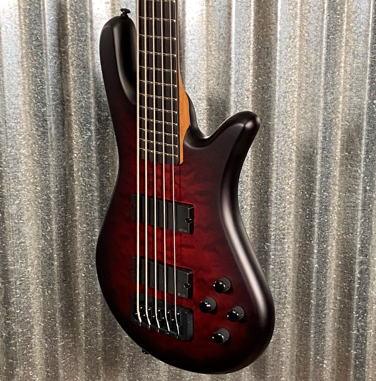 Spector NS Pulse II 5 String Bass Black Cherry Matte NSPULSE5BCM #1415