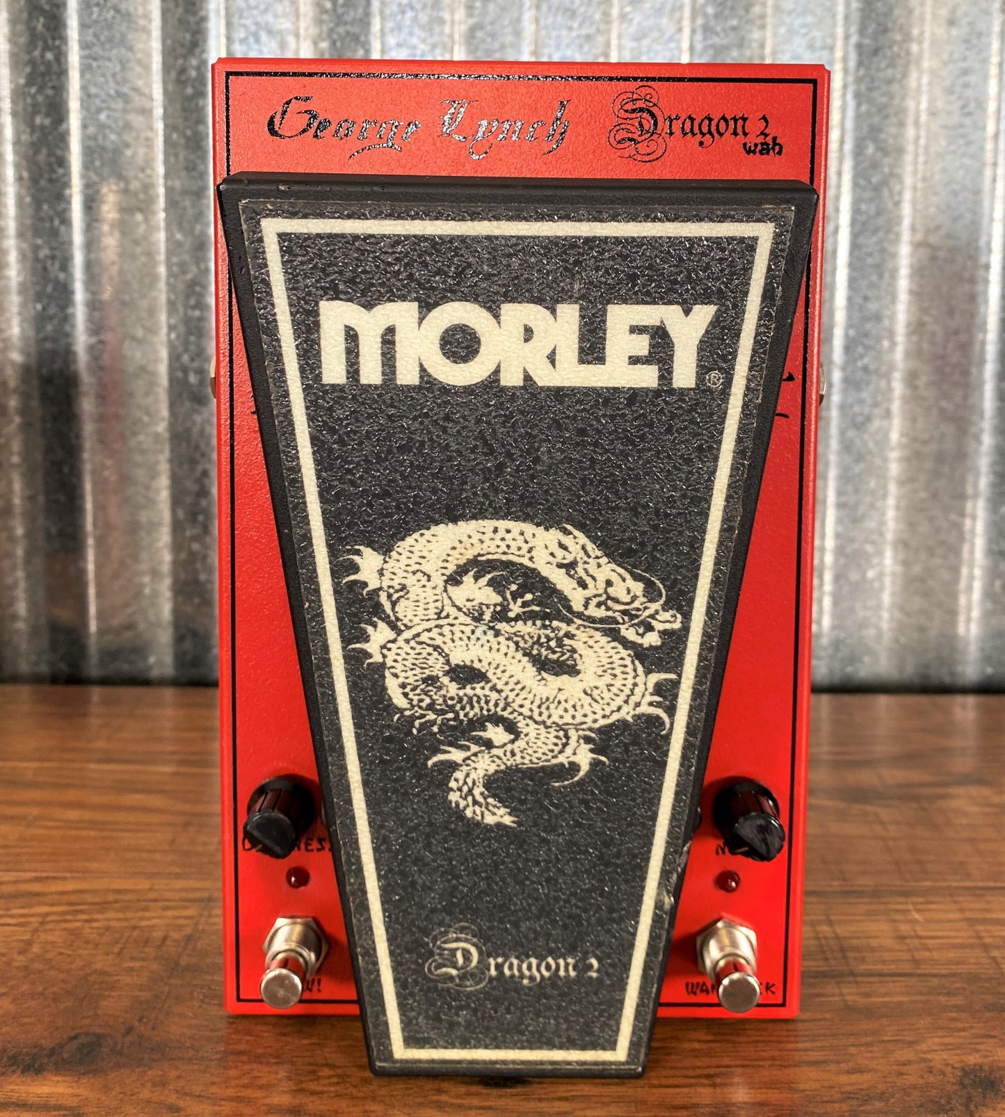 Morley George Lynch Dragon 2 Switchless 3 Mode Wah Guitar Effect Pedal Used