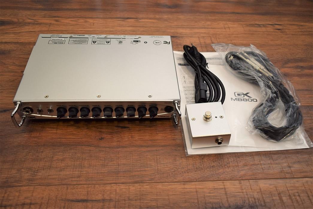 Gallien Krueger GK MB 800 Watt Ultralight Micro Bass Amp Head MB800