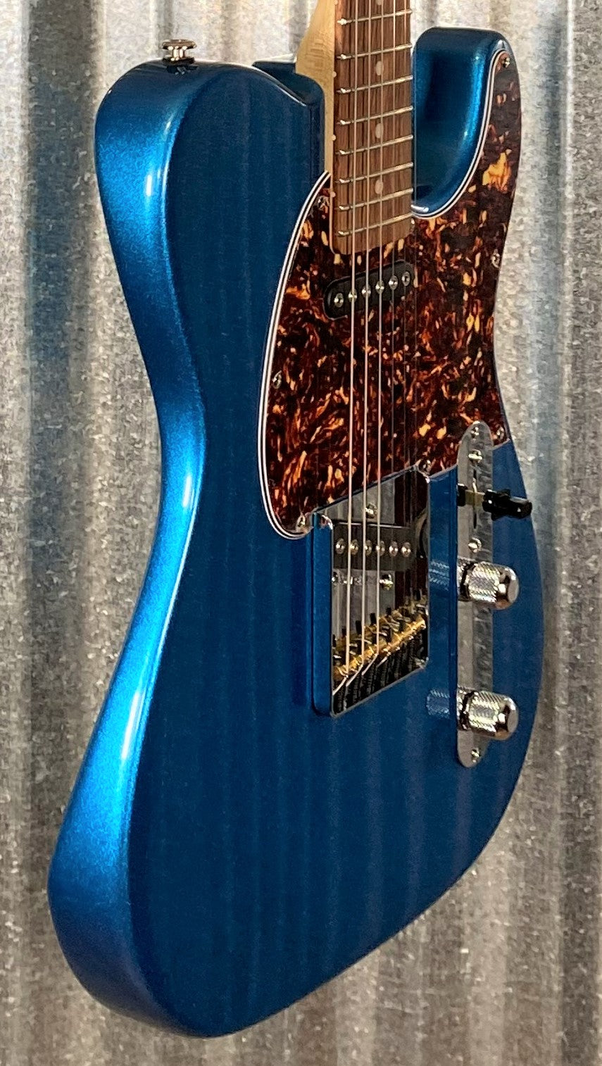G&L USA Fullerton Deluxe ASAT Classic Lake Placid Blue Guitar & Bag #0092