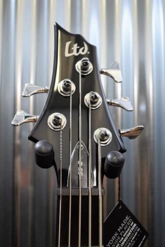 ESP LTD B-55 LH Left Handed 5 String Bass Black B55BLKLH #141