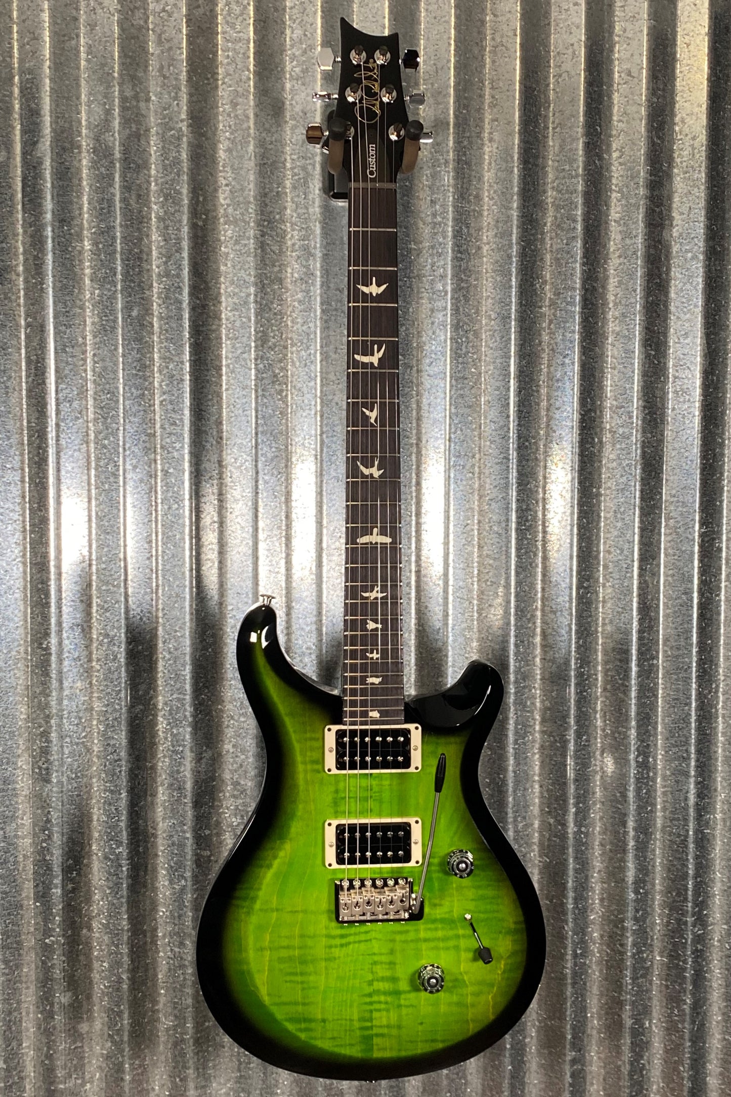 PRS Paul Reed Smith USA S2 Custom 24 Eriza Verde Smokeburst Guitar & Bag #4034