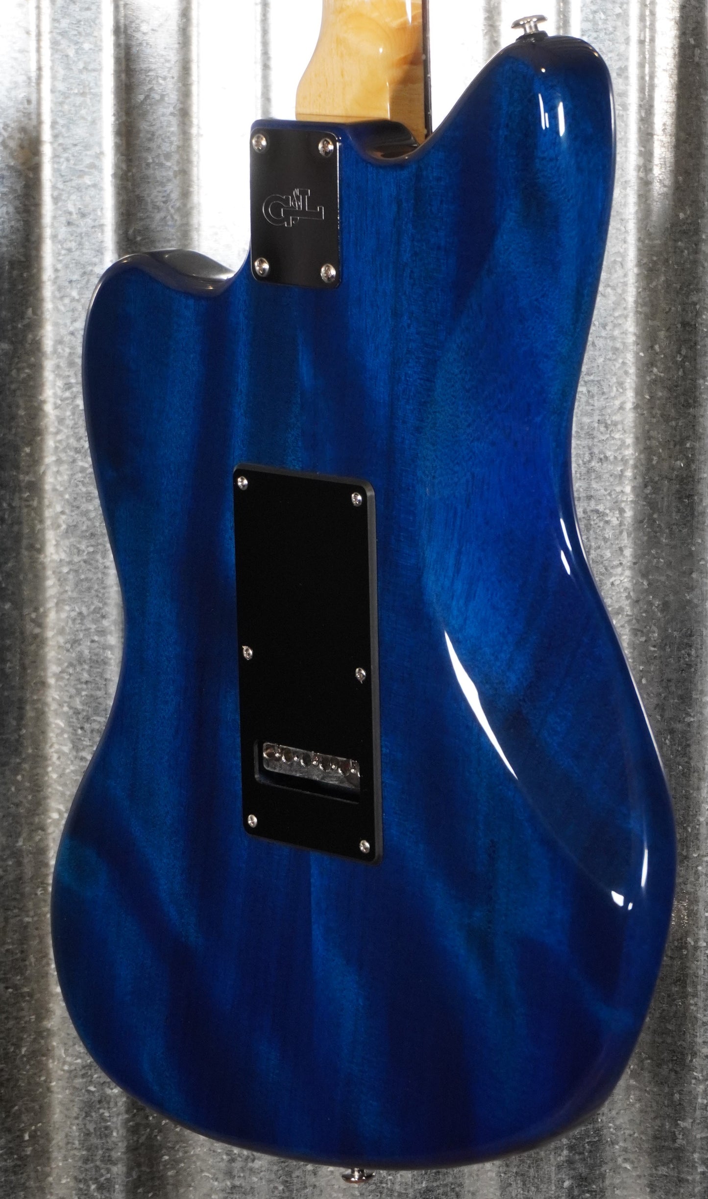 G&L USA CLF Doheny V12 Clear Blue Guitar & Case #6142 Demo