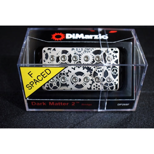 DiMarzio DP266F DP268F Dark Matter 2 Neck & Bridge F Spaced Humbucker Guitar Pickup Set