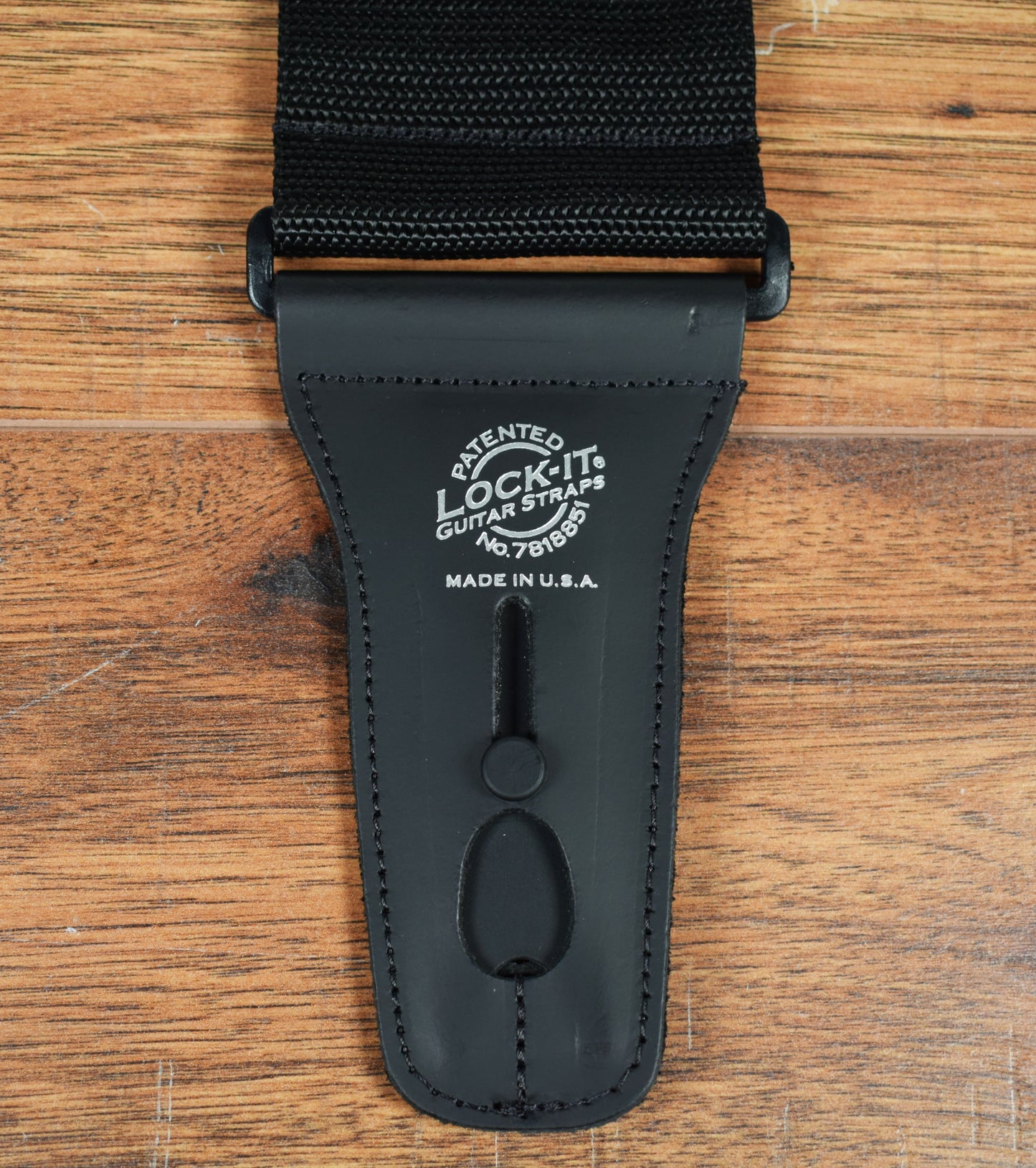 LOCK-IT Straps Polypro Series 3" Black  Poly Guitar Bass Strap 012 P3-BLK