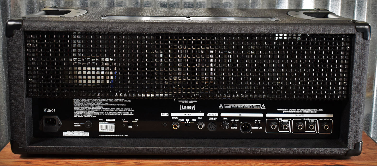 Laney IRT60H Ironheart All Tube 3 channel 60 Watts Guitar Amplifier Head