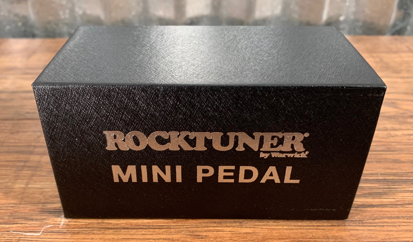 Warwick Rockboard PT1 Black Compact Chromatic LED Guitar Effect Pedal Tuner