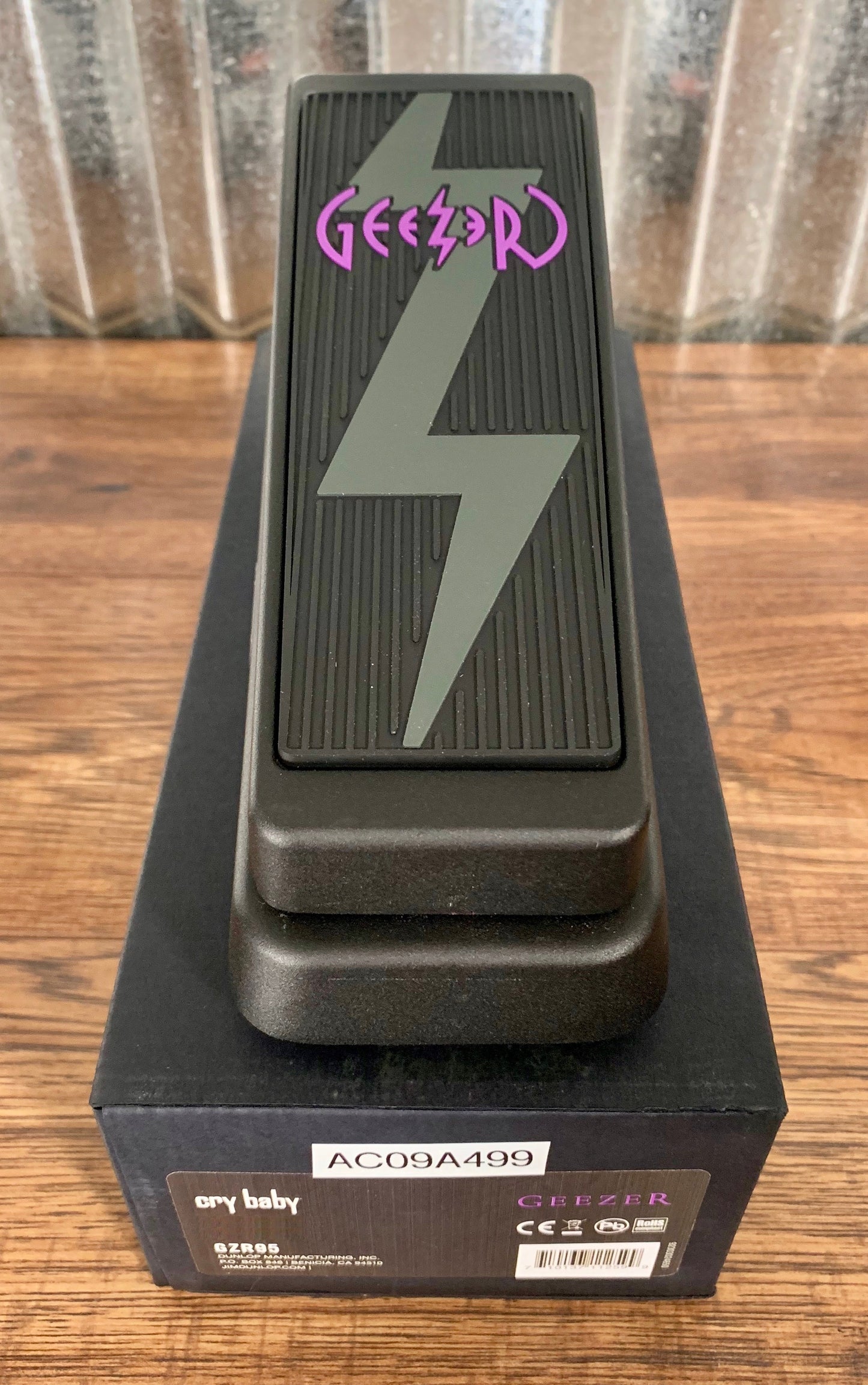 Dunlop GZR95 Geezer Butler Bass Cry Baby Wah Guitar Effect Pedal
