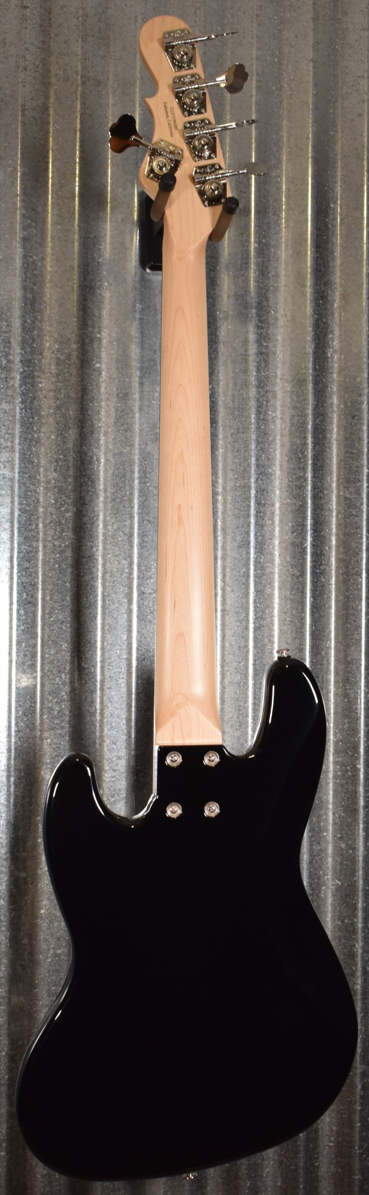 G&L USA JB-5 Jet Black 5 String Jazz Bass Rosewood Satin Neck & Case #6089