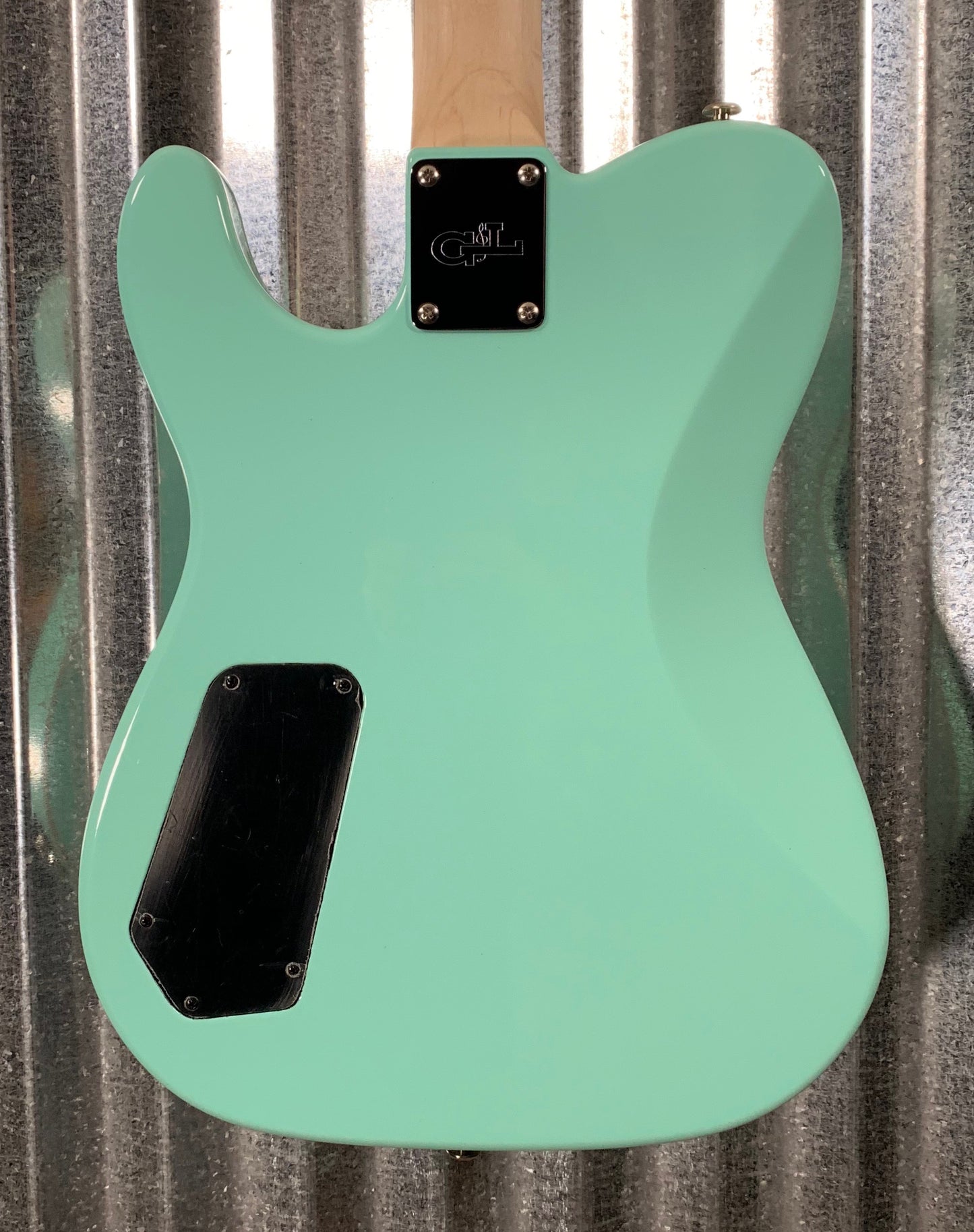 G&L Guitars USA Fullerton Custom ASAT Deluxe HH RMC Surf Green Guitar & Case #3251
