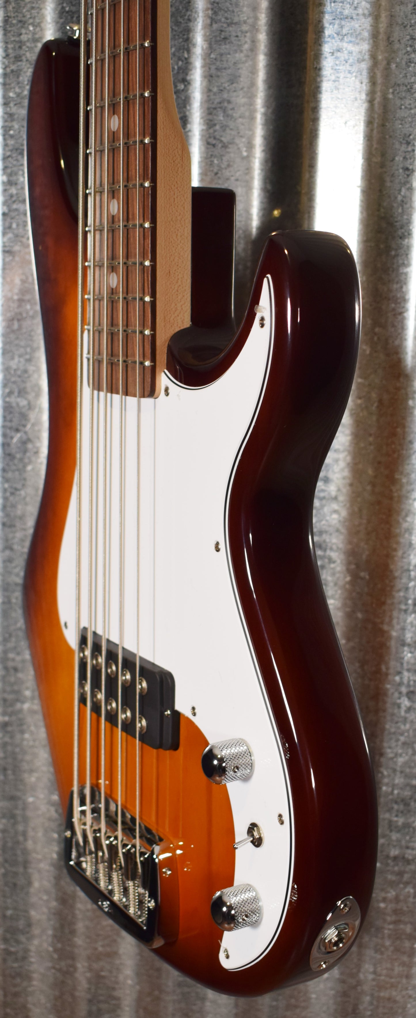 G&L USA Kiloton 5 String Bass Old School Tobacco Sunburst & Case #9242