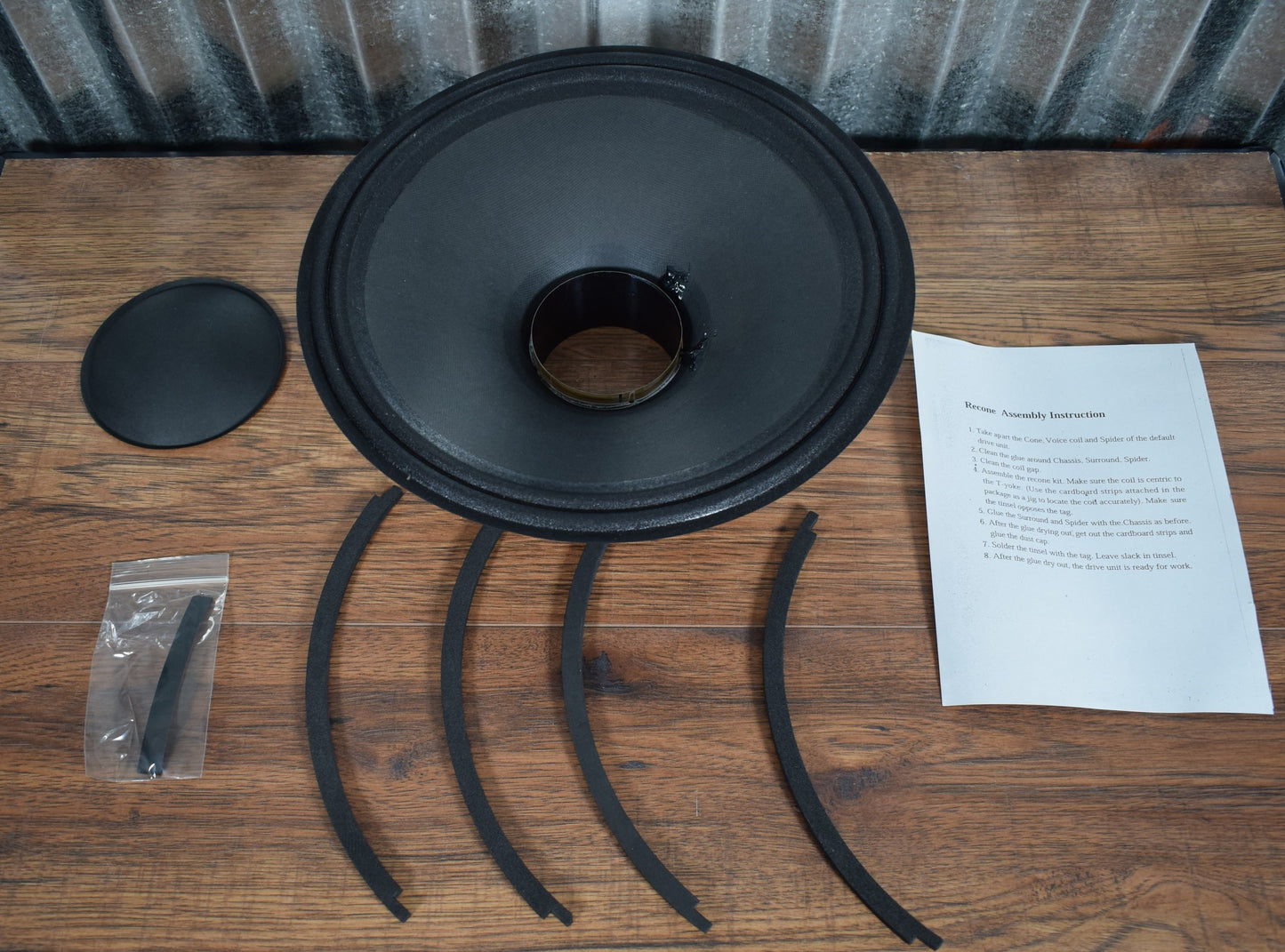 Wharfedale Pro D-617 12" 300 Watt 8 Ohm Speaker Recone Kit RC-617