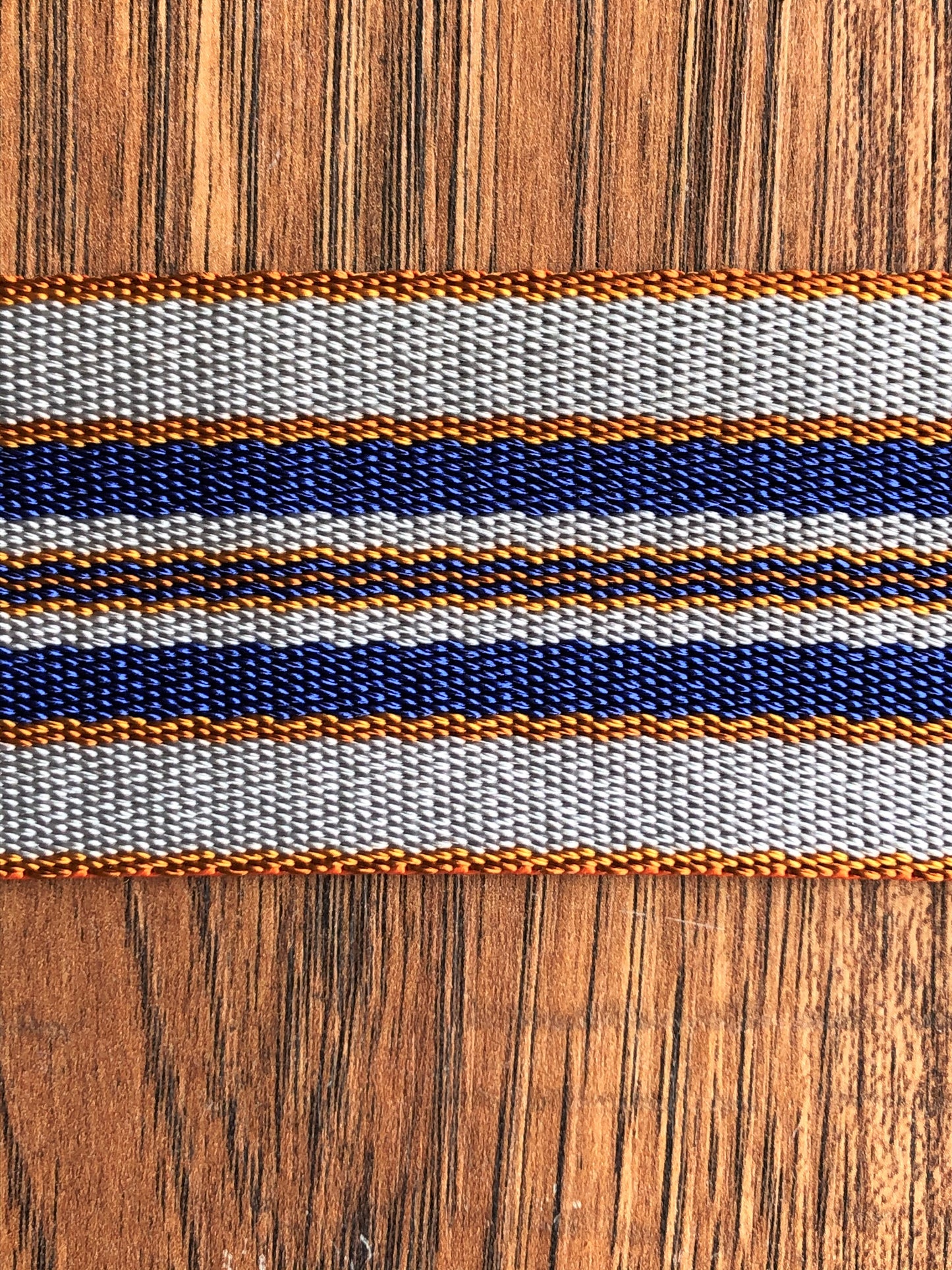 Levy's MC8VIN-005 2" Adjustable Poly Guitar & Bass Strap Blue Grey Orange