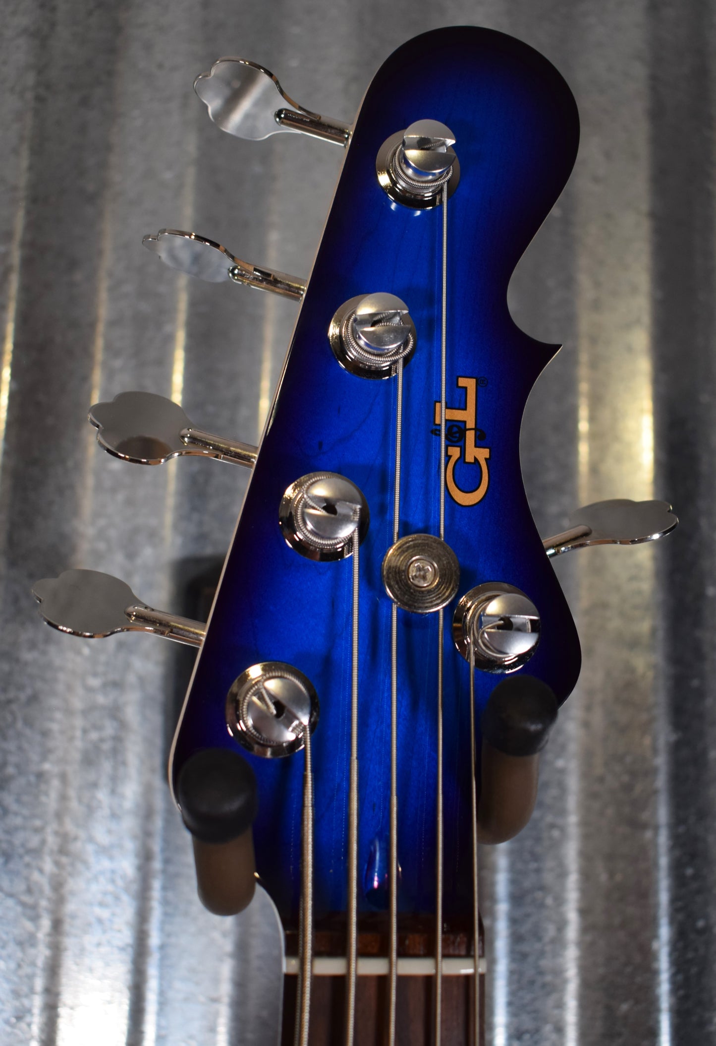 G&L USA JB-5 Blueburst 5 String Jazz Bass Rosewood Satin Neck & Case #6030