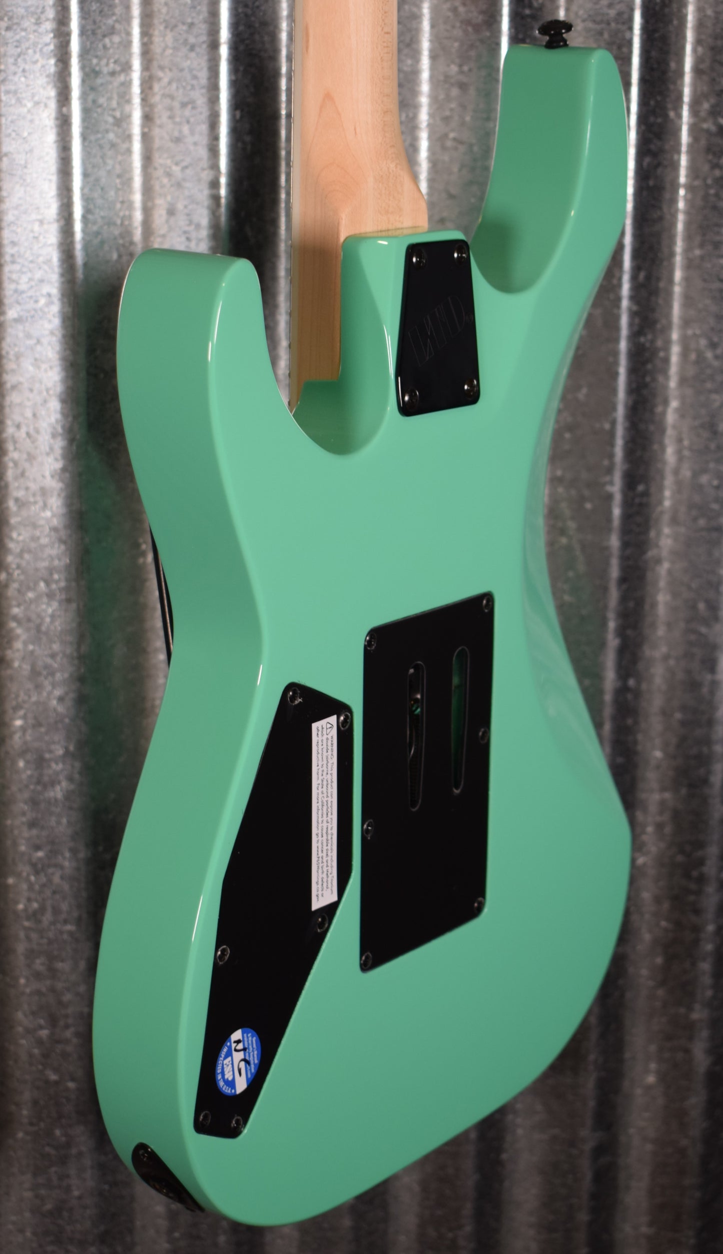 ESP LTD Mirage Deluxe '87 Turquoise Guitar & Case LMIRAGEDX87TURQ #0156