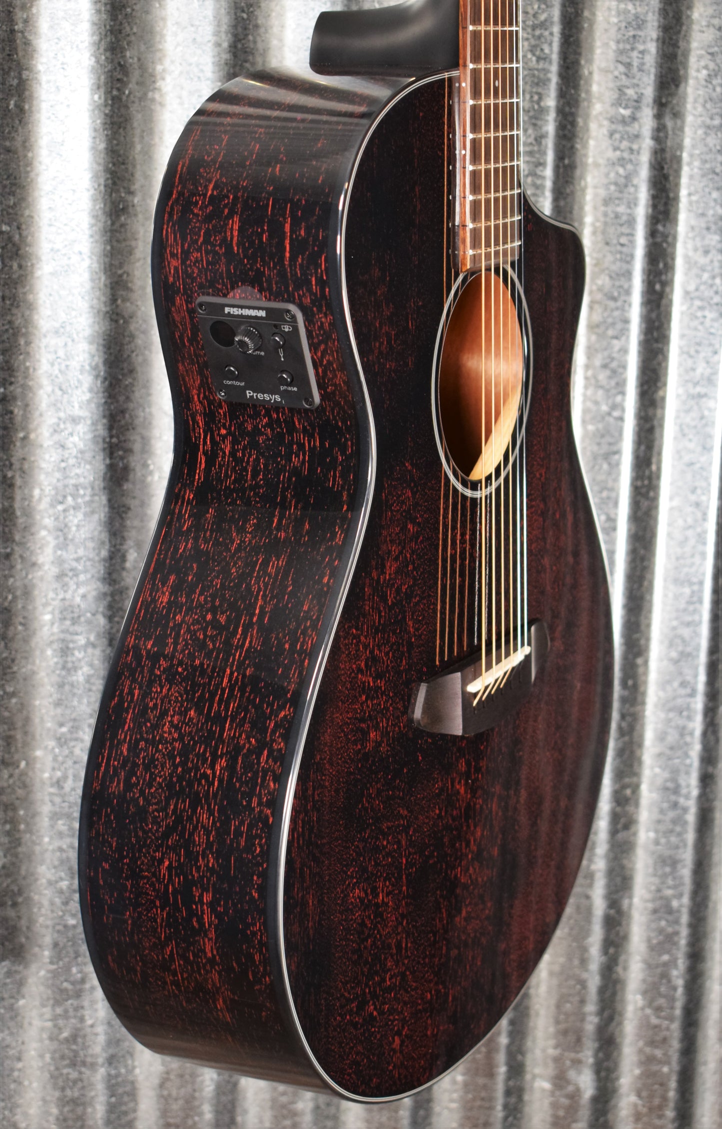 Breedlove Discovery Concert CE Black Widow Mahogany Acoustic Electric Guitar B Stock #3782
