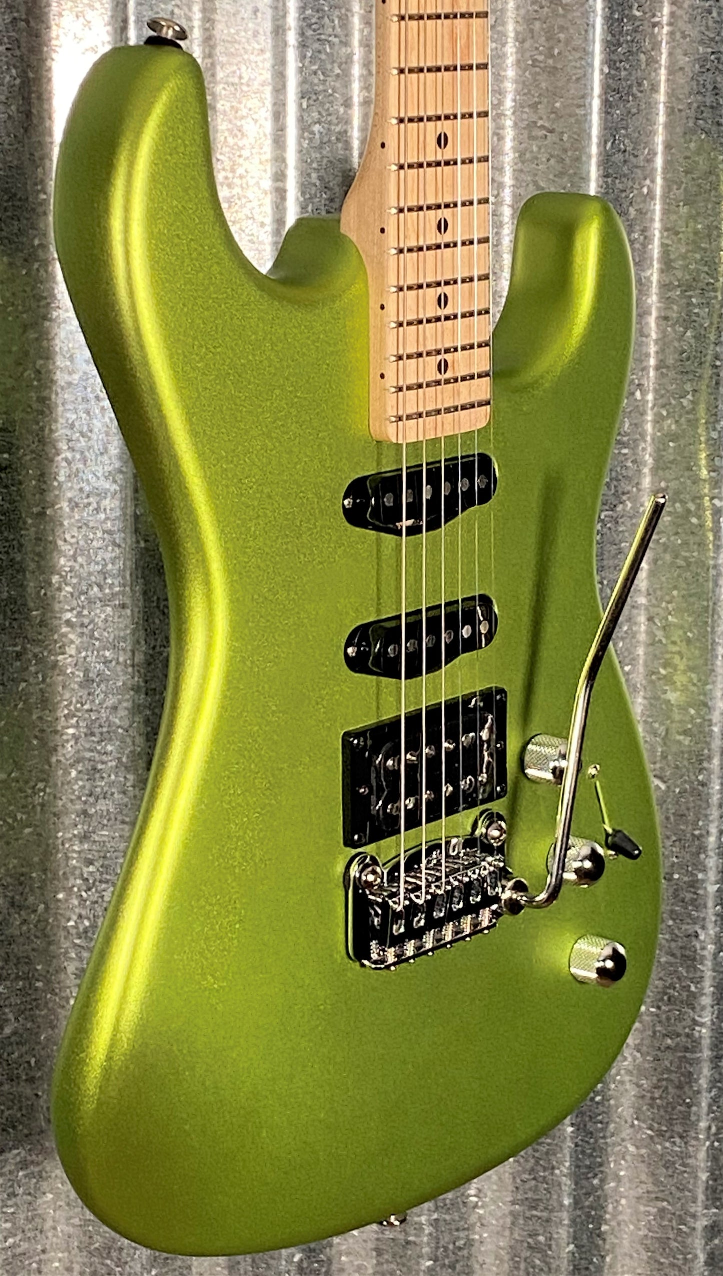 G&L USA Legacy HSS RMC Margarita Metallic Guitar & Case #5188