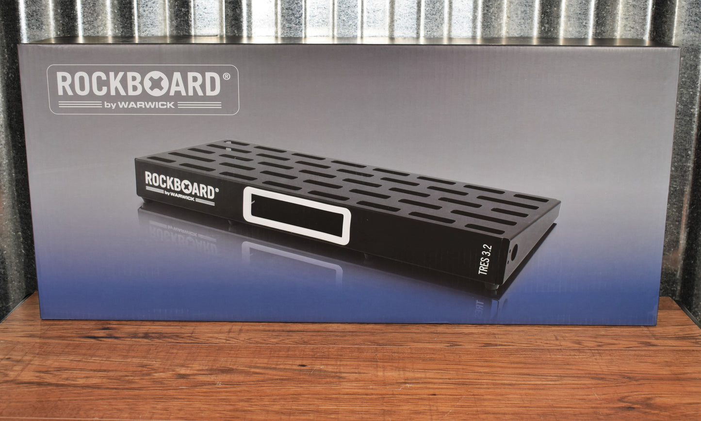 Warwick Rockboard Tres 3.2 B Guitar Effect Pedalboard & Gig Bag