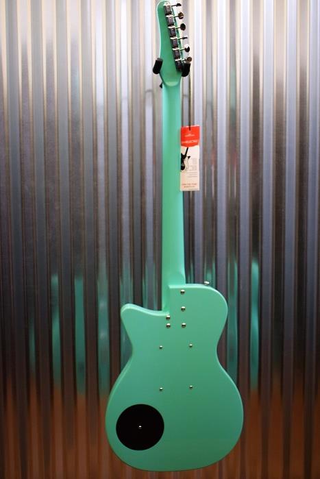 Danelectro 56 Vintage Baritone Semi Hollow Electric Guitar Dark Aqua