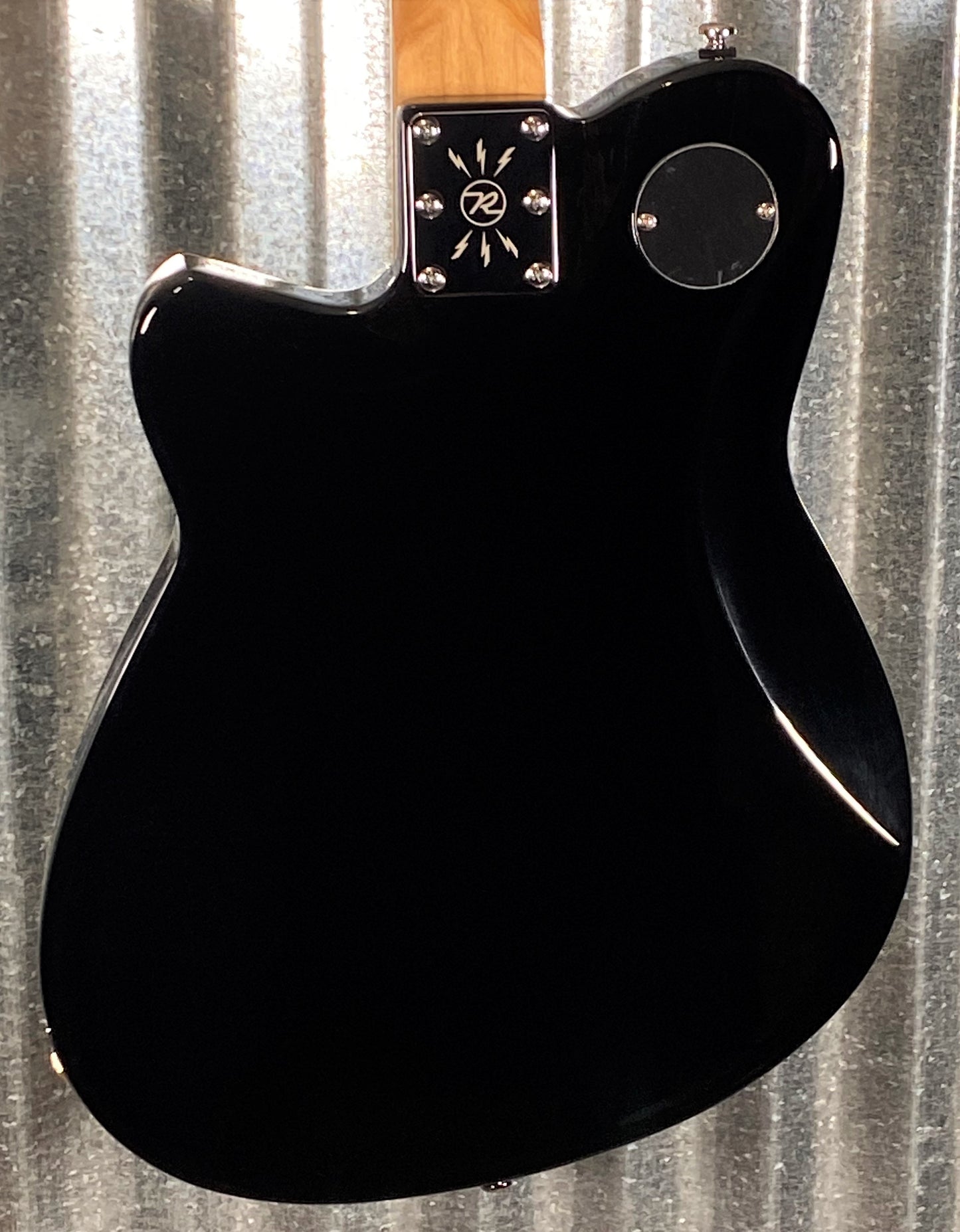 Reverend Guitars Double Agent OG Midnight Black Guitar Blem #0333