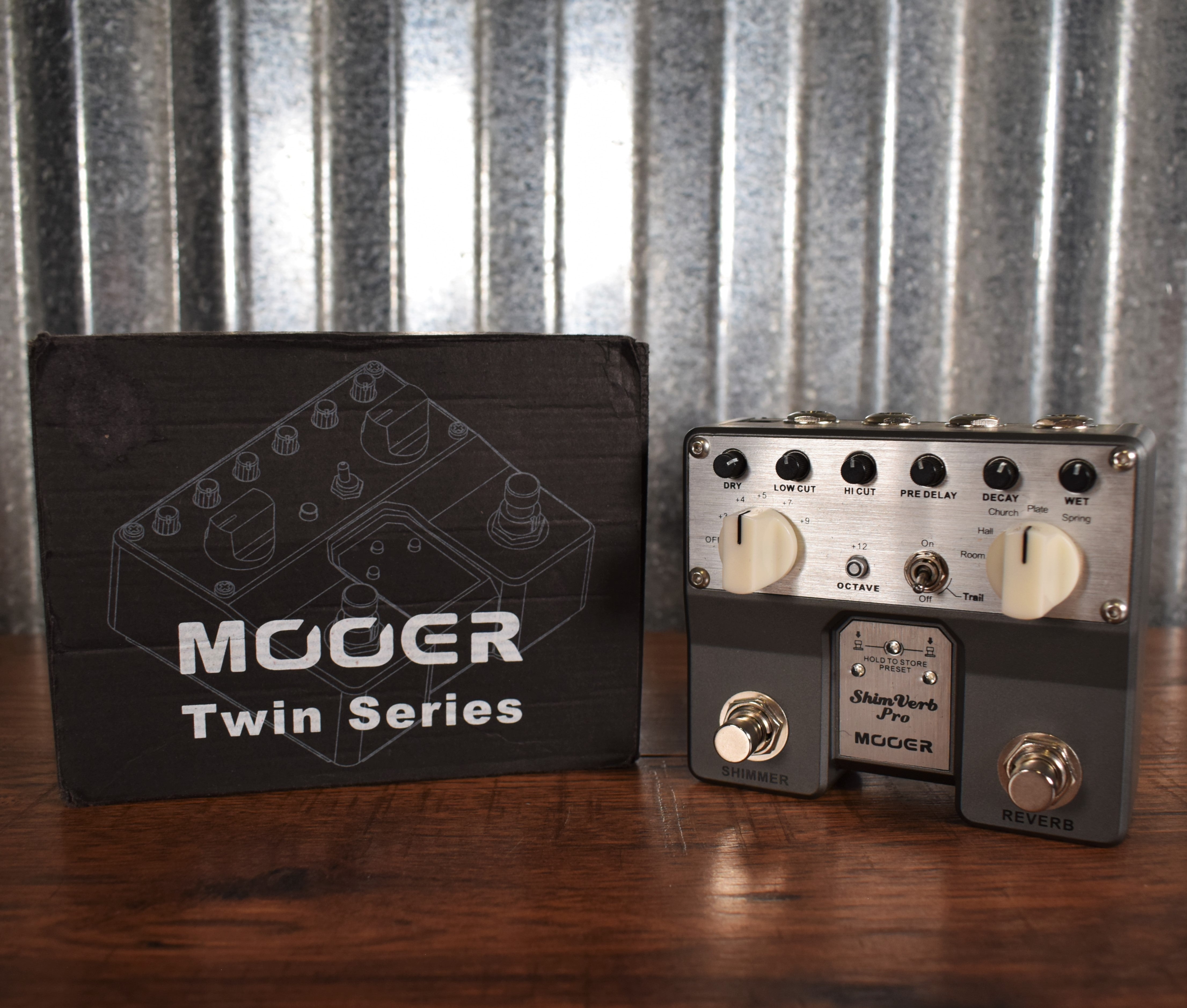 Mooer Audio TVR-1 Twin Series Shim Verb Pro Guitar Reverb Effect