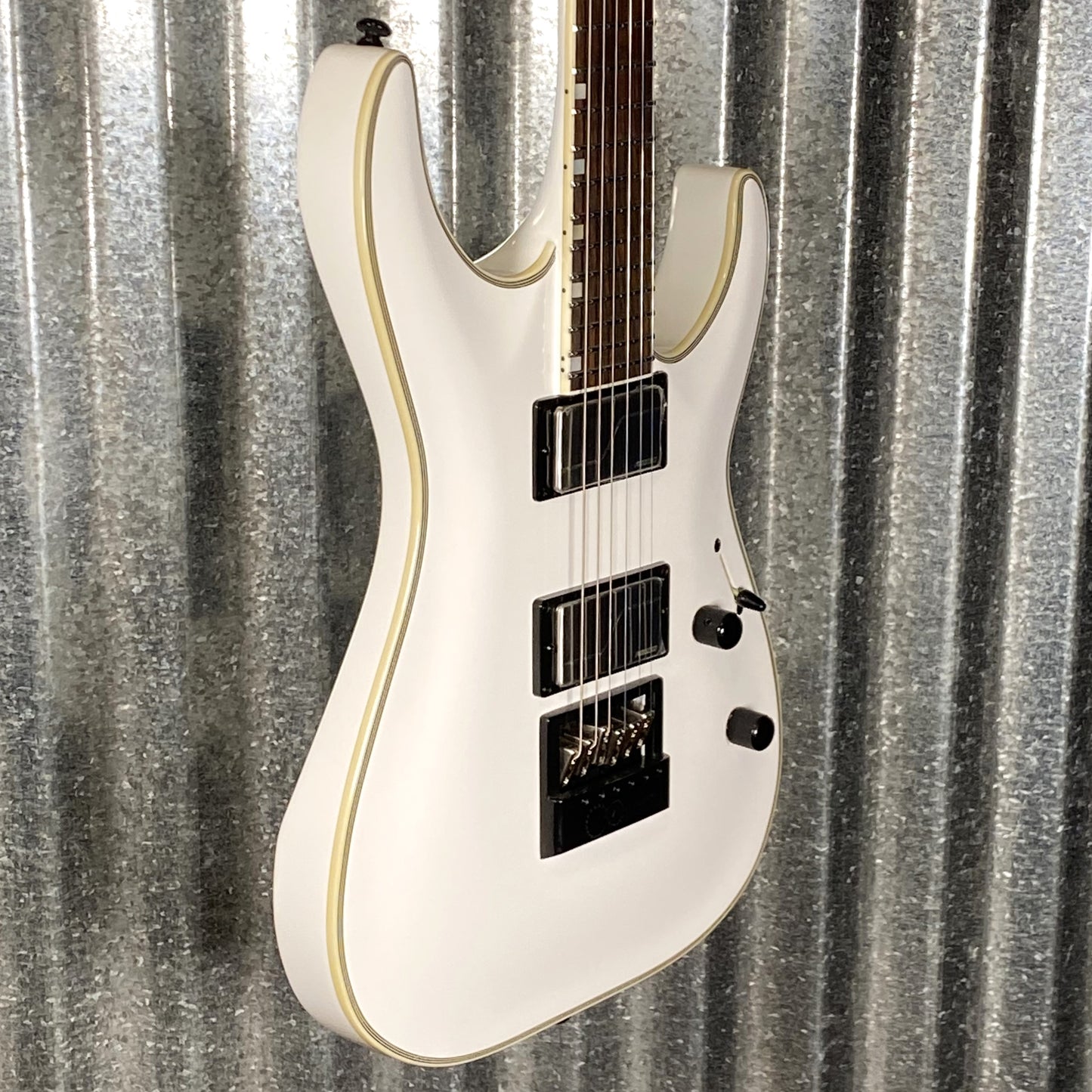 ESP LTD MH-1000 Evertune Snow White Guitar #1135 B Stock