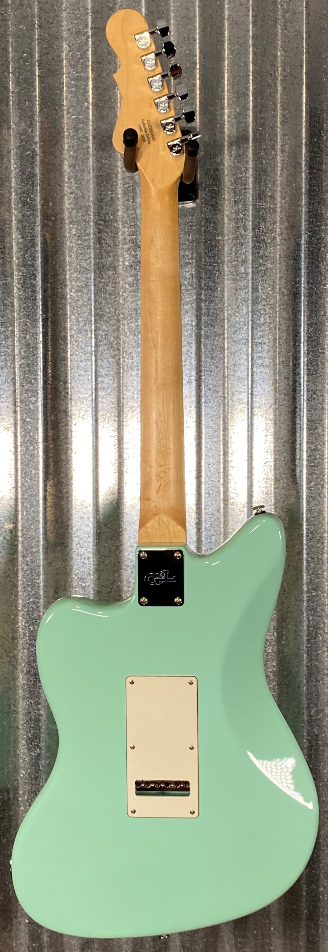 G&L USA Fullerton Deluxe Doheny Surf Green Guitar & Bag #4043