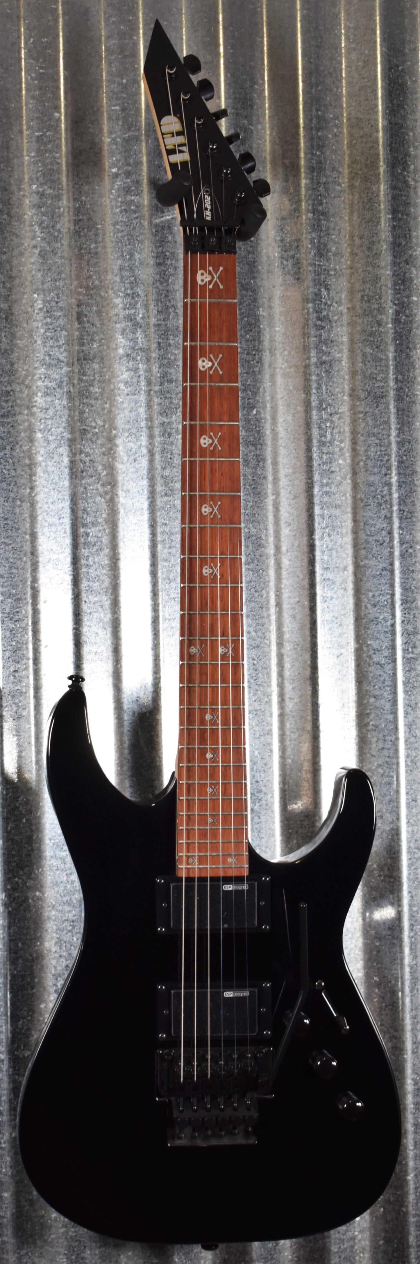 ESP LTD KH-202 Kirk Hammett Signature Gloss Black Guitar KH202 #0422