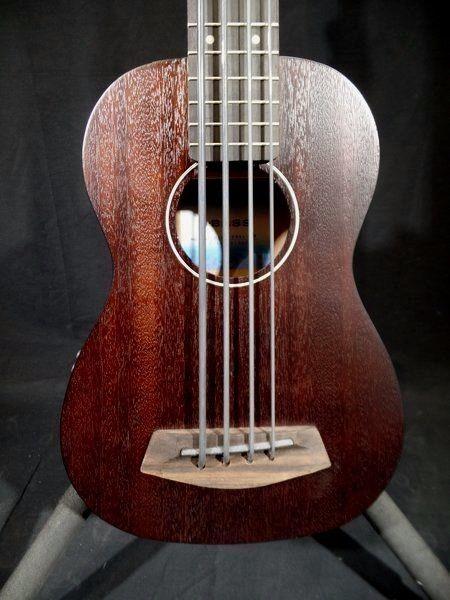 Kala RUMBLER U-Bass UBASS-RMBL-FS Fretted Acoustic Ukulele Bass Guitar