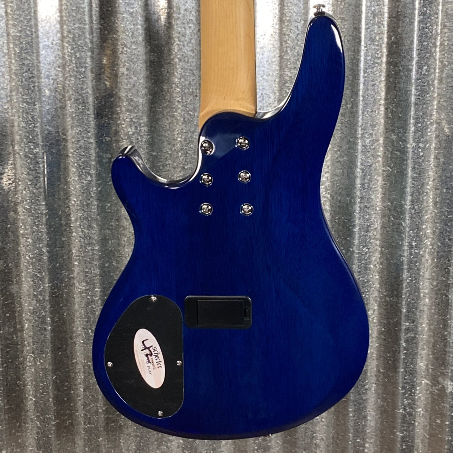 Schecter C-5 Plus 5 String Bass Ocean Blue Burst #0145