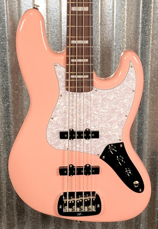 G&L USA JB Shell Pink 4 String Bass & Case #8200