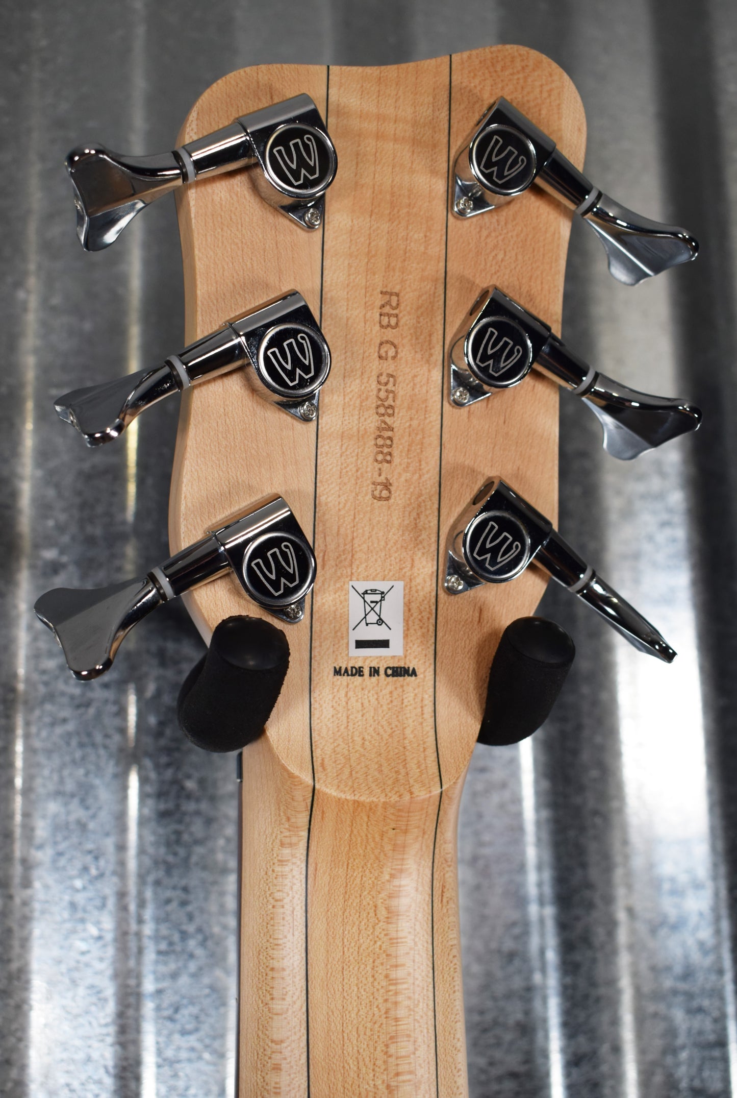 Warwick Rockbass Corvette Basic Natural 6 String Bass & Bag #8819