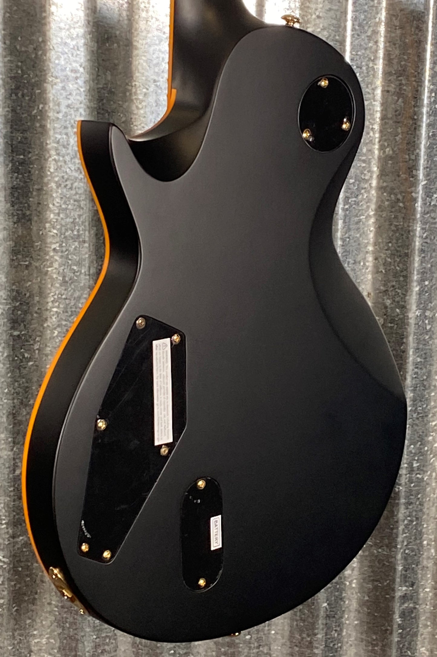 ESP LTD EC-1000 Eclipse EMG Vintage Black Guitar & Bag LEC1000VB #1613 Used