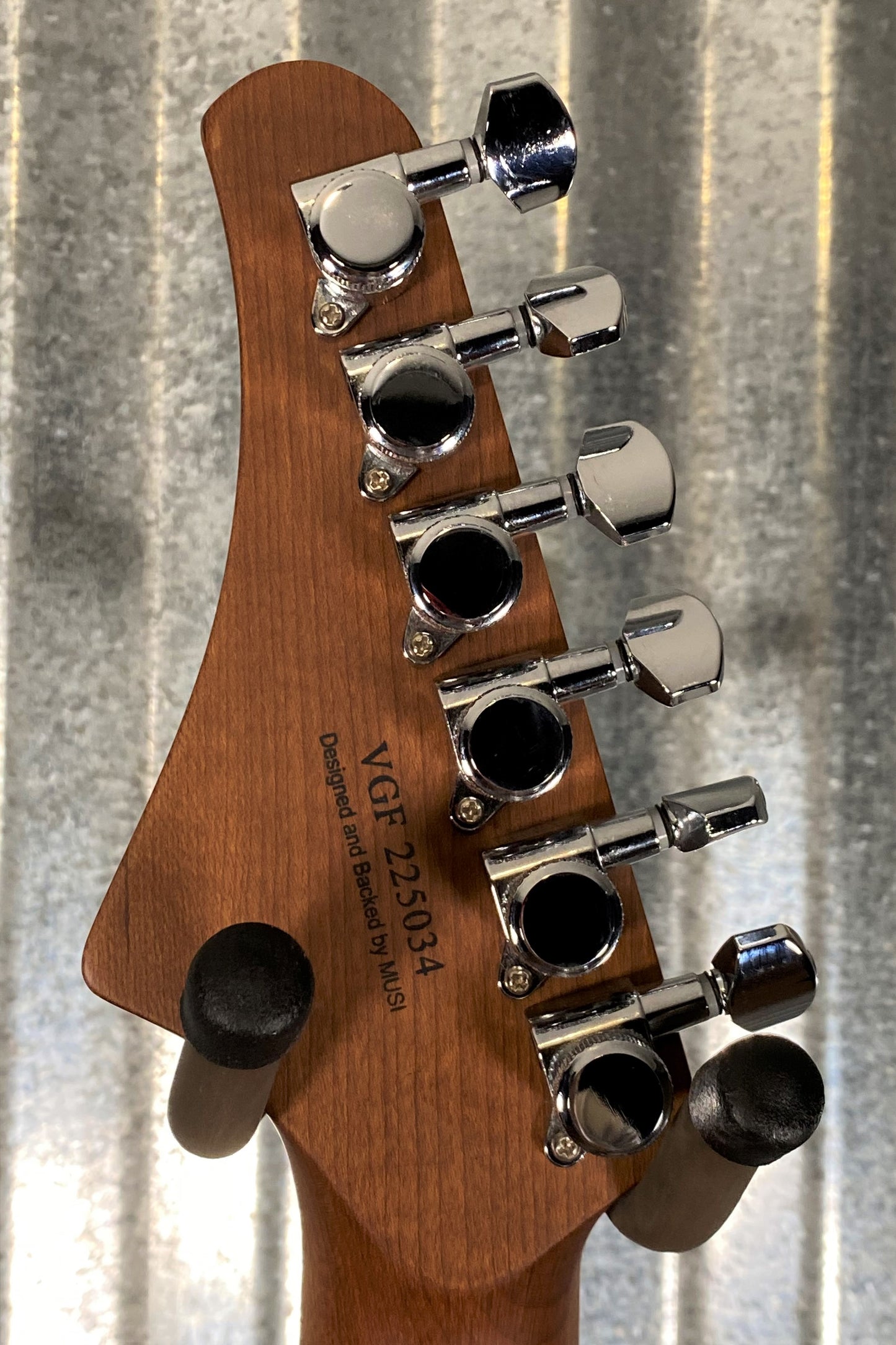 Musi Virgo Fusion Telecaster HH Deluxe Tremolo Greenburst Guitar #5034 Used
