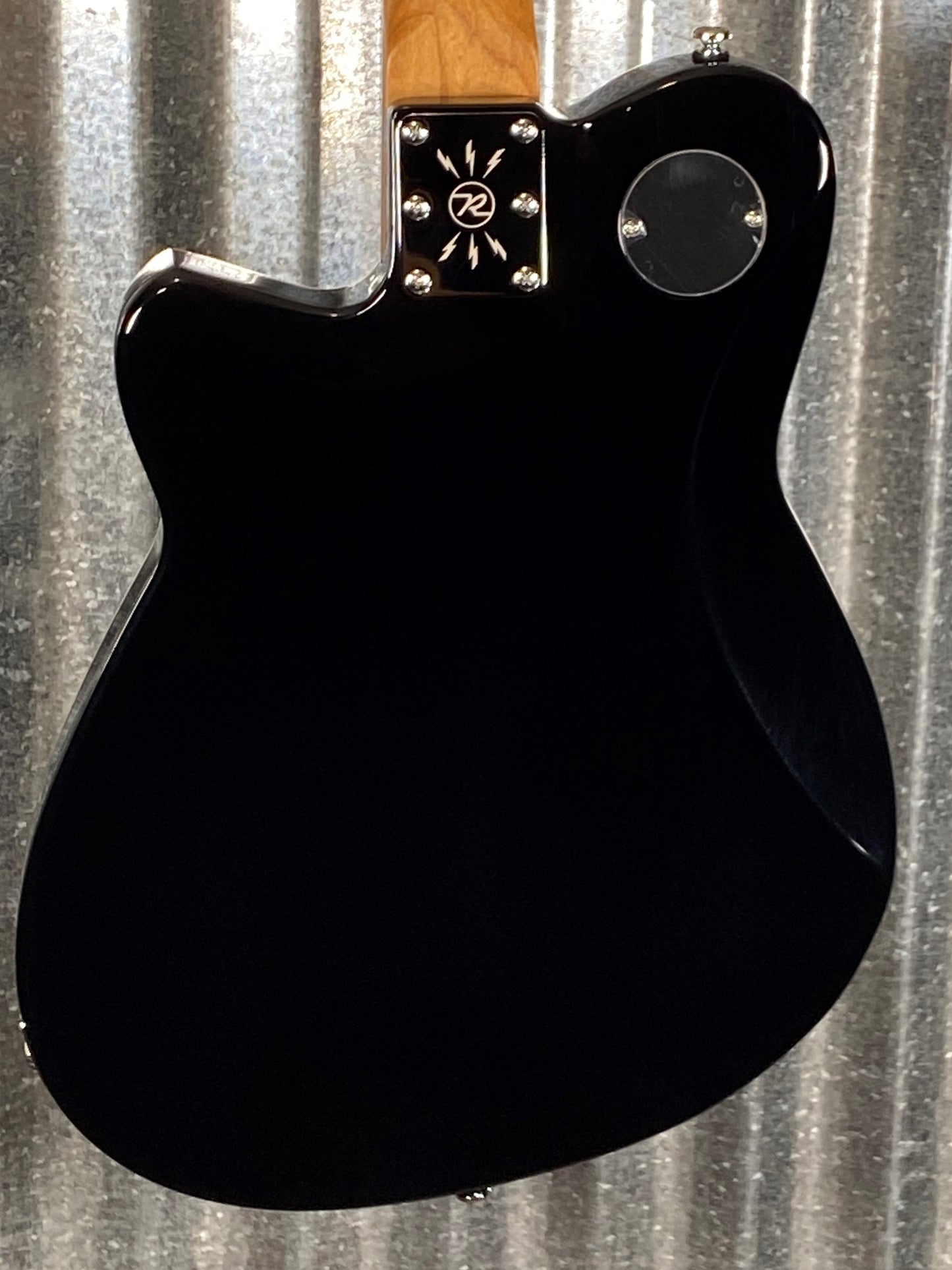 Reverend Double Agent OG Midnight Black Guitar #0978 B Stock