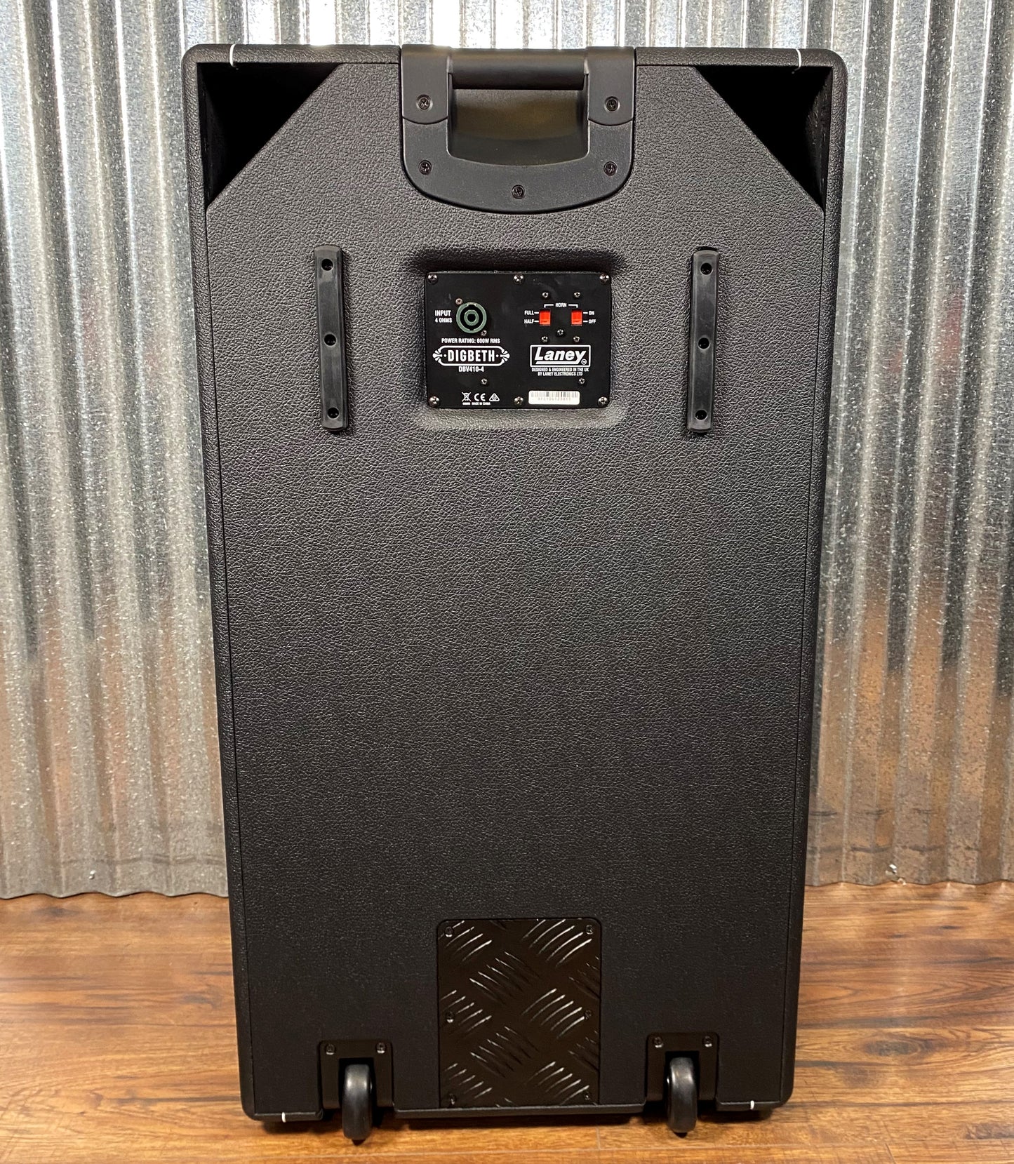 Laney Digbeth DBV-410-4 Vertical 4x10" 600 Watt Bass Amplifier Extension Speaker Cabinet 4 Ohm