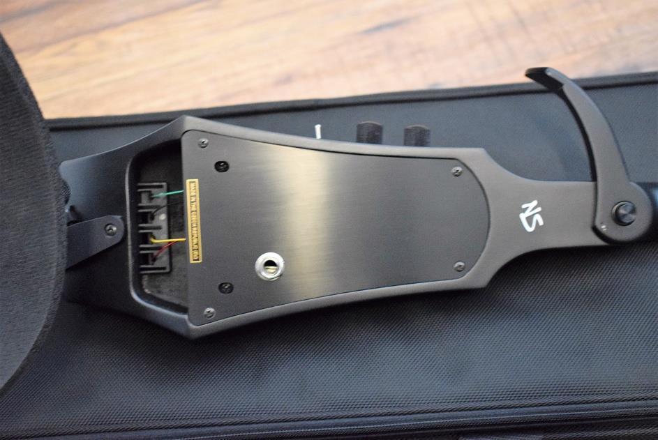 NS Design NXT 4 String Electric Violin Flame Amber Burst  Finish & Case #1349