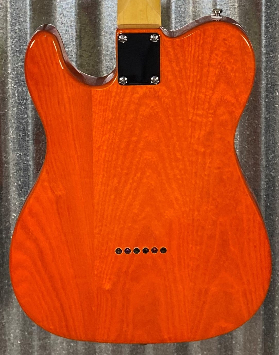 G&L Tribute ASAT Classic Bluesboy Clear Orange Semi Hollow Guitar Blem #7141