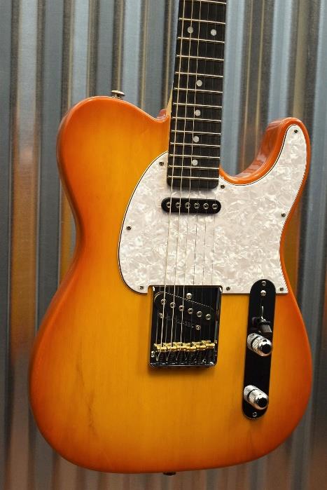 G&L Guitars USA ASAT Classic Honeyburst Electric Guitar & Case 2016 #8075
