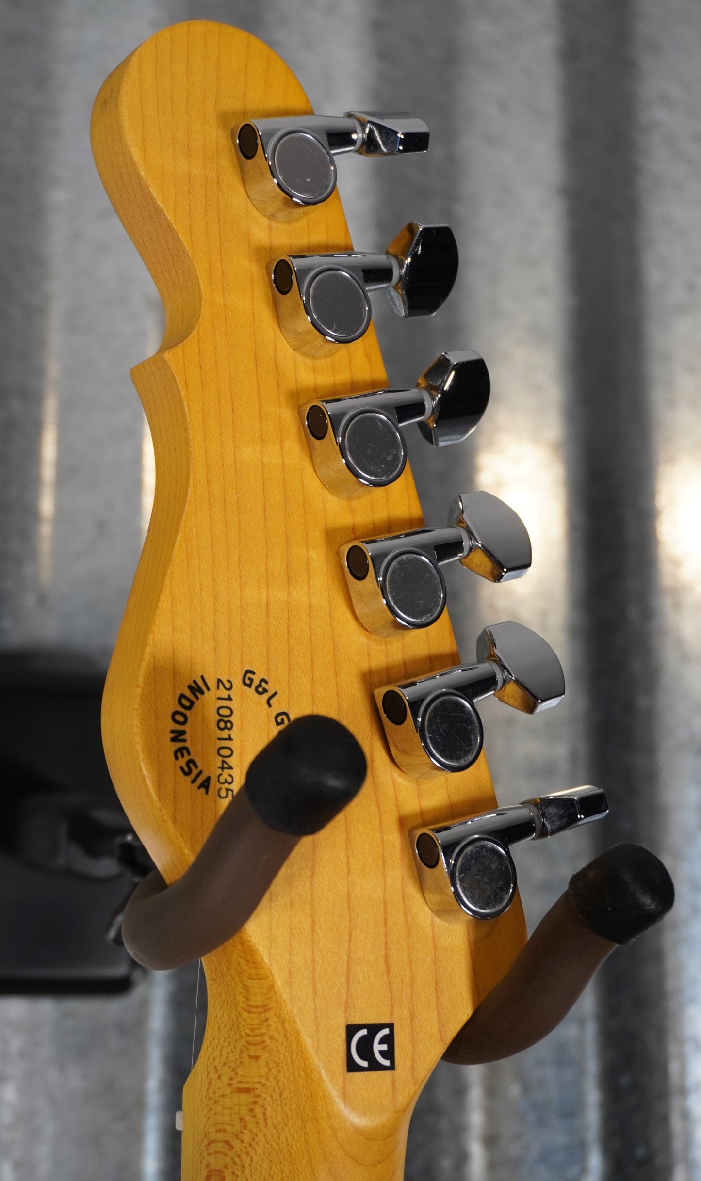 G&L Tribute ASAT Classic Bluesboy Clear Orange Semi Hollow Guitar #0435