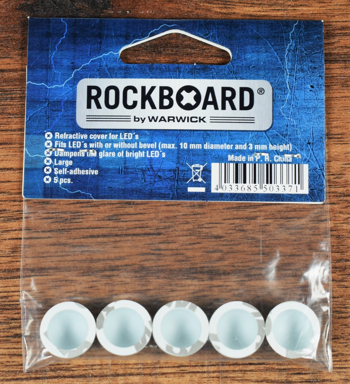 Warwick Rockboard Guitar Effect Pedal LED Damper Large 10.50mm Set of 10