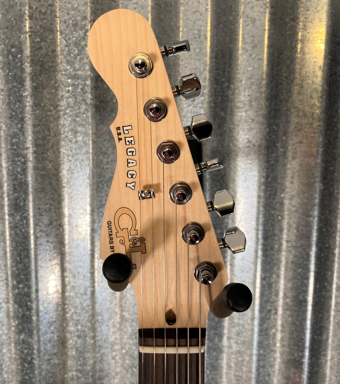 G&L USA Legacy HSS RMC Fullerton Red Guitar & Bag Left Hand #5132 Used