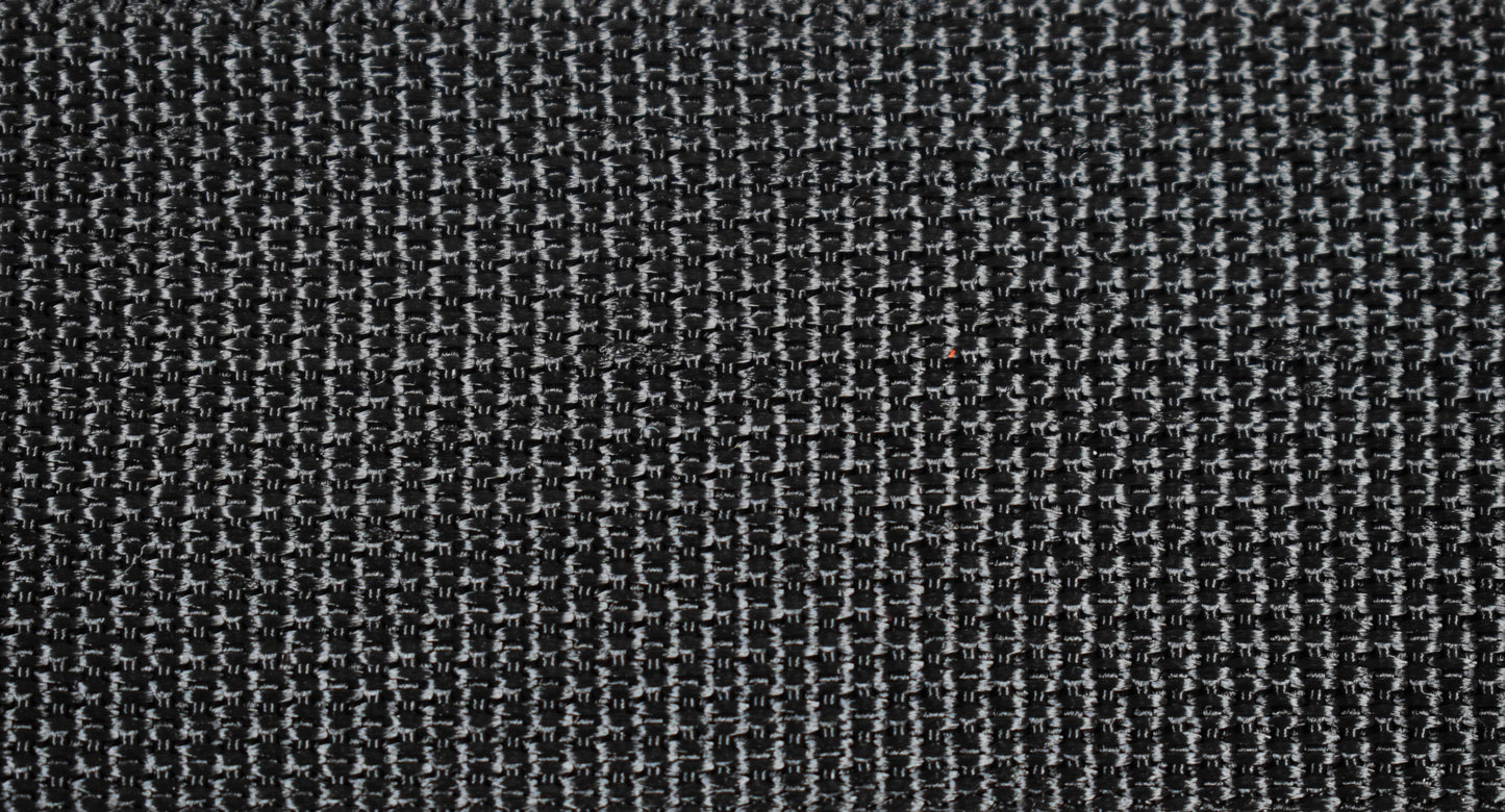 LOCK-IT Straps Polypro Series 2" Black Poly Guitar Bass Strap 001 P2-BLK