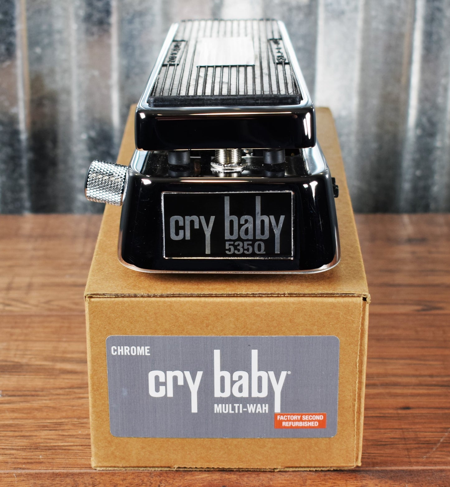 Dunlop 535Q-C Cry Baby Multi Wah Chrome Guitar Effect Pedal B Stock