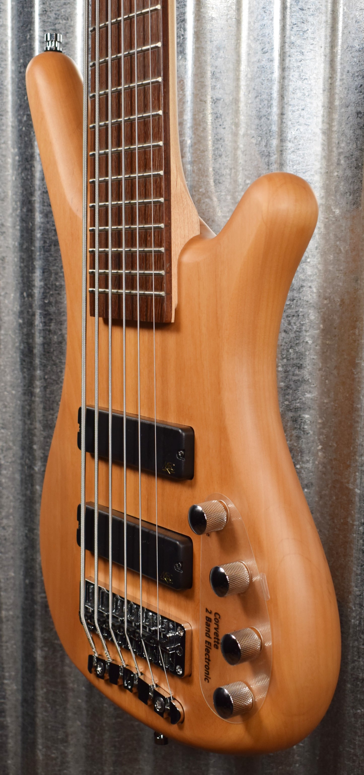 Warwick Rockbass Corvette Basic Natural 6 String Bass & Bag #8819