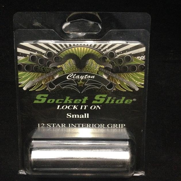 Clayton SS10 Small 12 Star Interior Grip Guitar Steel Socket Slide *