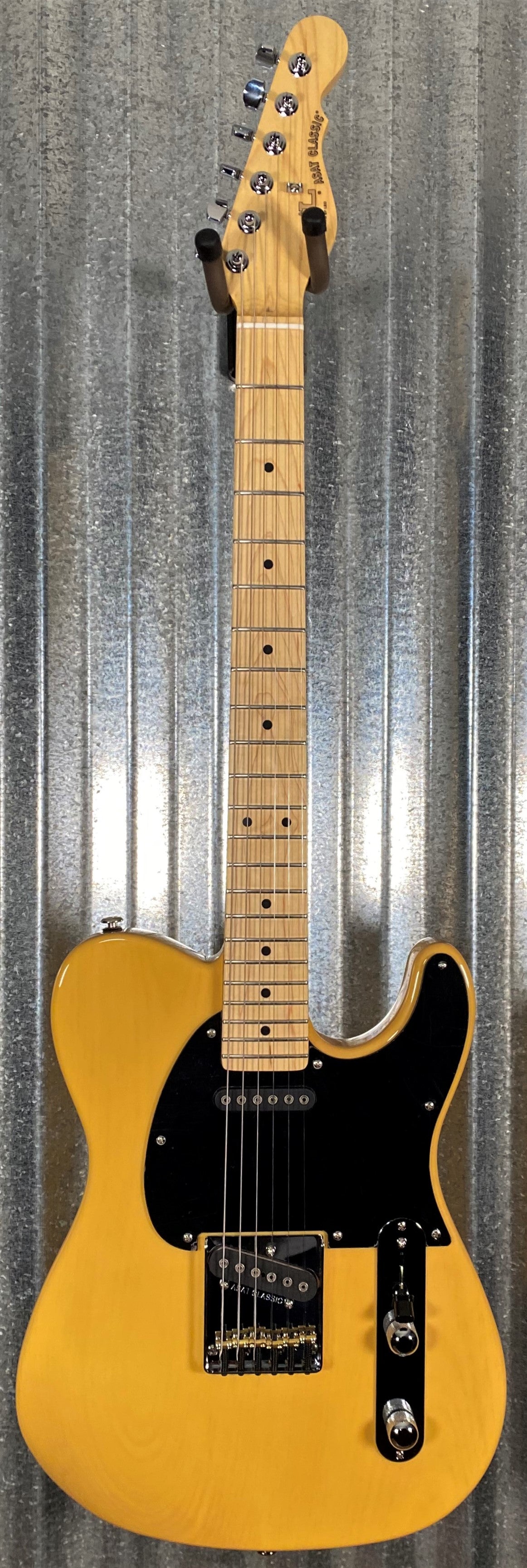 G&L USA ASAT Classic Butterscotch Blonde Pine Maple Satin Neck Guitar & Case #2026