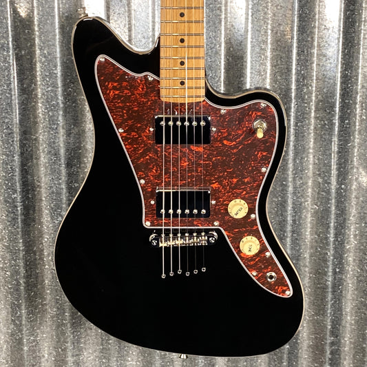 Jet JJ350BK HH Jazz Master Style Hard Tail Guitar Bound Black #0005