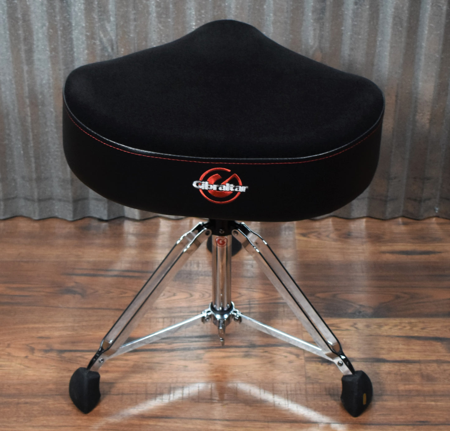 Gibraltar 9608OS Over Size Padded Saddle Seat Double Braced Drum Throne